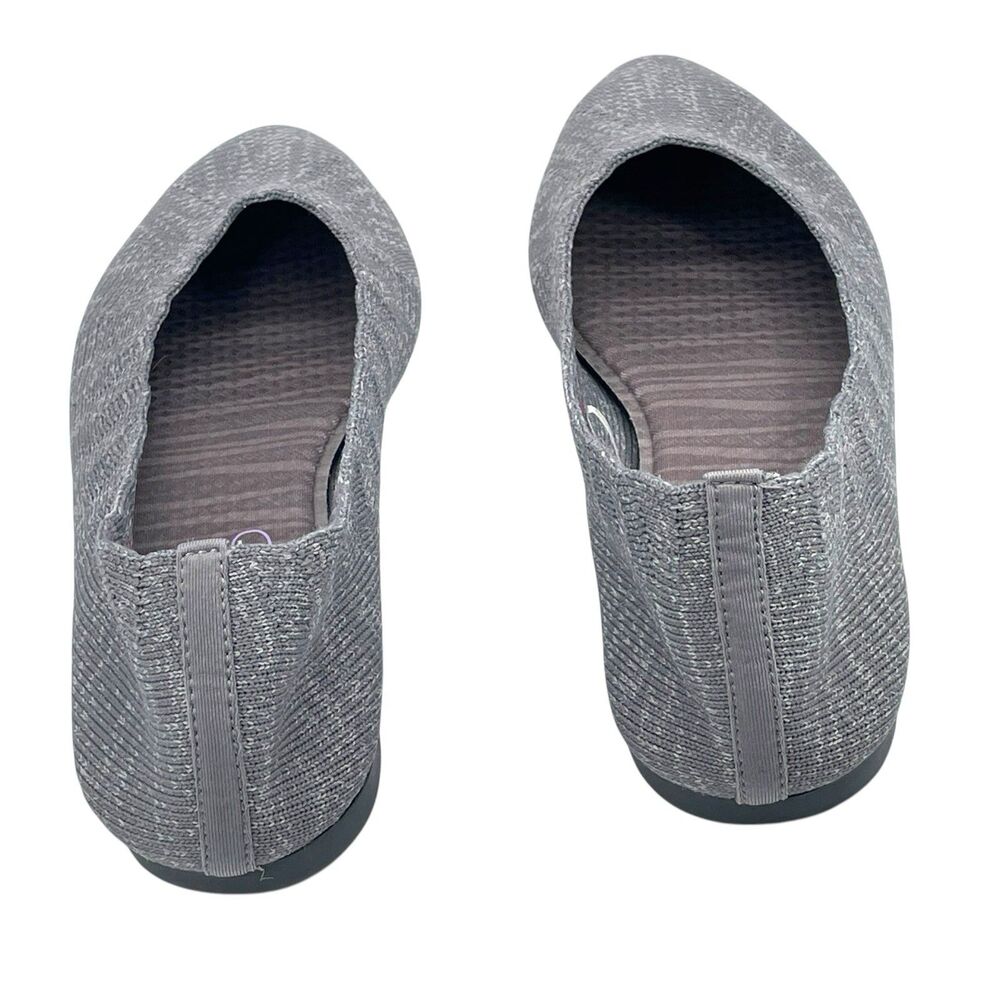 Skechers Cleo Stretch Fit Gray Ballet Flats Women’s Size 7 Comfort - Picture 5 of 7